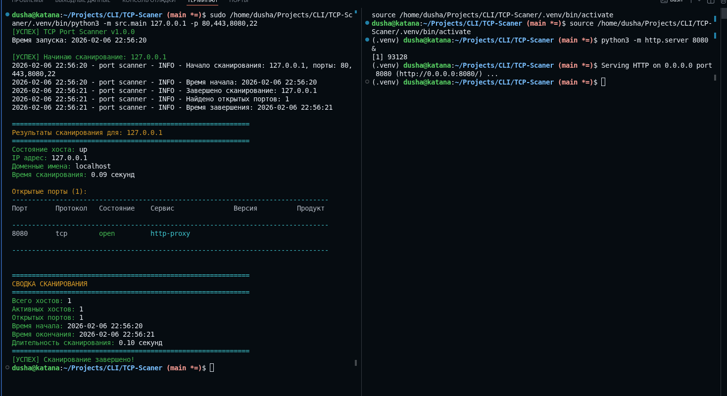 06. TCP Port Scanner